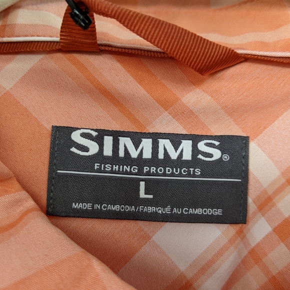 NEW Simms Outpost Short Sleeve Fishing Shirt L - Picture 7 of 7
